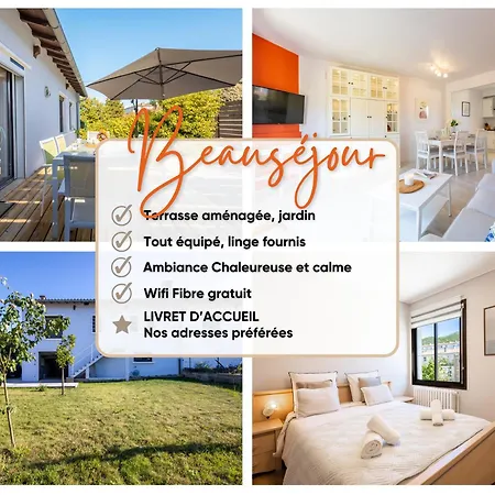 Beausejour - Maison Calme, Terrasse Et Jardin, Proche Parc Aquatique بيت للعطل *